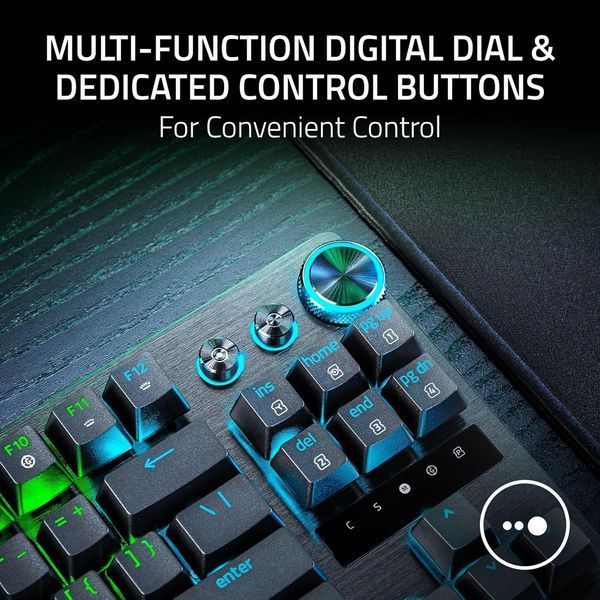 Клавіатура механічна Razer Huntsman V3 Pro TKL 8KHz, 84key, Analog Optical Switch Gen-2, USB-A, EN, RGB, чорний (RZ03-05520100-R3M1) - купити в Україні за низькою ціною в інтернет-магазині "Rincom"