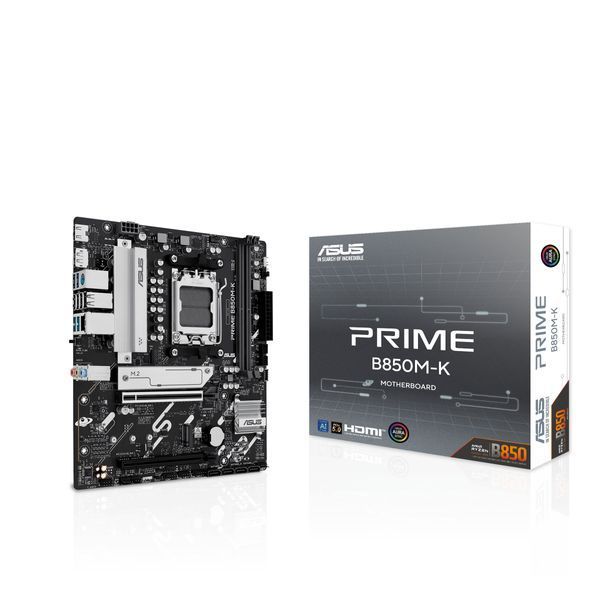Материнcька плата ASUS PRIME B850M-K sAM5 B850 4xDDR5 M.2 HDMI DP mATX (90MB1LV0-M0EAY0) - купити в Україні за низькою ціною в інтернет-магазині "Rincom"