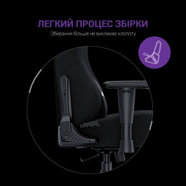 Крісло ігрове Anda Seat Luna Dark Grey fabric Size L (AD18-44-GB-F)