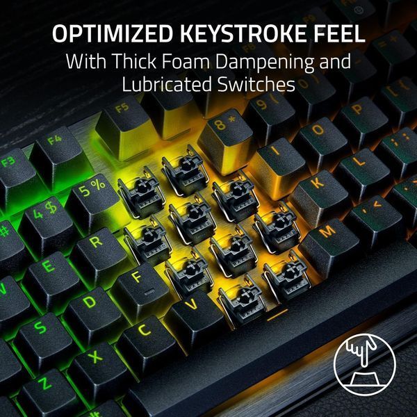 Клавіатура механічна Razer Huntsman V3 Pro TKL 8KHz, 84key, Analog Optical Switch Gen-2, USB-A, EN, RGB, чорний (RZ03-05520100-R3M1) - купити в Україні за низькою ціною в інтернет-магазині "Rincom"
