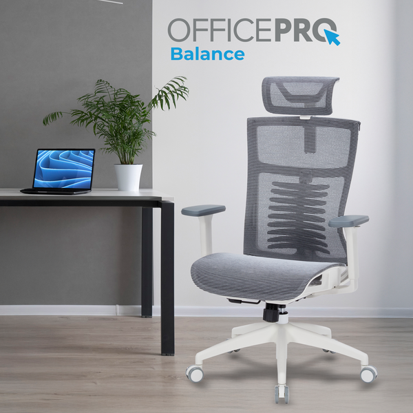 Крісло офісне OfficePro Balance OC620-W-DG-DG (OC620-W-DG-DG)
