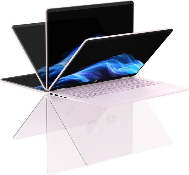 Ноутбук HP OmniBook 5 Flip x360 14" 2K IPS Touch, Intel 5-120U, 16GB, F512GB, UMA, DOS, рожевий (BV5T6EA) - купити в Україні за низькою ціною в інтернет-магазині "Rincom"