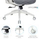Крісло офісне OfficePro Balance OC620-W-DG-DG (OC620-W-DG-DG)