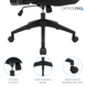Крісло офісне OfficePro Balance OC550-B-B-B (OC550-B-B-B)