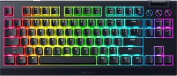 Клавіатура механічна Razer BlackWidow V4 TKL HyperSpeed, 87key, Orange Switch Gen-3, USB-A/WL/BT, EN, RGB, чорний (RZ03-05480100-R3M1) - купити в Україні за низькою ціною в інтернет-магазині "Rincom"