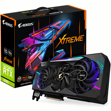 Відеокарта Gigabyte GeForce RTX 3090 Aorus Xtreme 24GB GDDR6X (GV-N3090AORUS X-24GD) - купить в Украине по низкой цене в интернет-магазине "Rincom"