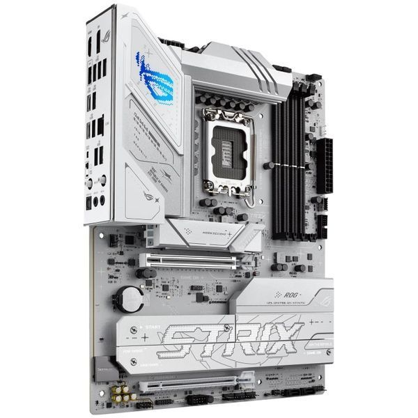 Материнcька плата ASUS ROG STRIX B860-A GAMING WIFI s1851 B860 4xDDR5 M.2 DP HDMI USB Type-C Wi-Fi BT ATX білий (90MB1JI0-M0EAY0) - купити в Україні за низькою ціною в інтернет-магазині "Rincom"