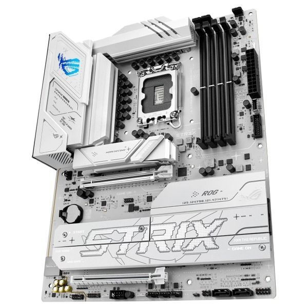 Материнcька плата ASUS ROG STRIX B860-A GAMING WIFI s1851 B860 4xDDR5 M.2 DP HDMI USB Type-C Wi-Fi BT ATX білий (90MB1JI0-M0EAY0) - купити в Україні за низькою ціною в інтернет-магазині "Rincom"