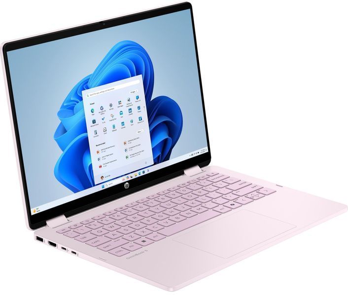 Ноутбук HP OmniBook 5 Flip x360 14" 2K IPS Touch, Intel 5-120U, 16GB, F1024GB, UMA, Win11, рожевий (BV5T1EA) - купити в Україні за низькою ціною в інтернет-магазині "Rincom"