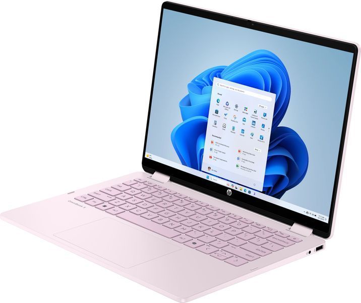 Ноутбук HP OmniBook 5 Flip x360 14" 2K IPS Touch, Intel 5-120U, 16GB, F1024GB, UMA, Win11, рожевий (BV5T1EA) - купити в Україні за низькою ціною в інтернет-магазині "Rincom"