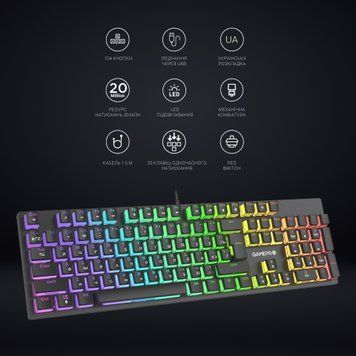 Клавіатура механічна GamePro MK85R (MK85R) - купити в Україні за низькою ціною в інтернет-магазині "Rincom"