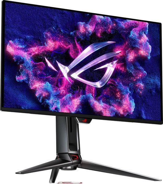 Монітор Asus 26.5" ROG Swift PG27UCDM 2xHDMI, DP, USB-C, 3xUSB, QD-OLED, 3840x2160, 240Hz, 0.03ms, DCI-P3 99%, FreeSync, Pivot, HDR400 (90LM0B30-B01971) - купити в Україні за низькою ціною в інтернет-магазині "Rincom"