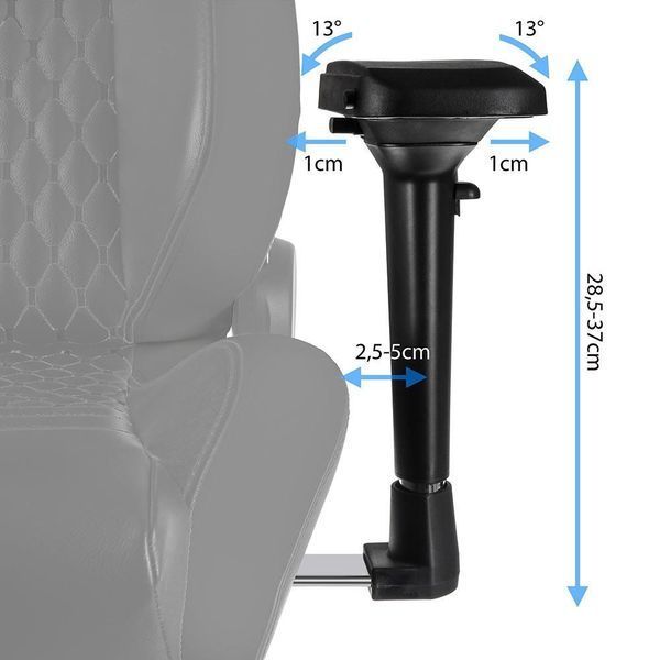 Ігрове крісло Noblechairs EPIC натуральна шкіра, чорний (NBL-RL-BLA-001)
