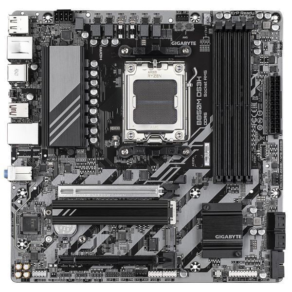 Материнська плата GIGABYTE B850M DS3H sAM5 B850 4xDDR5 M.2 HDMI DP mATX (B850M_DS3H) - купити в Україні за низькою ціною в інтернет-магазині "Rincom"