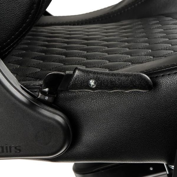Ігрове крісло Noblechairs EPIC натуральна шкіра, чорний (NBL-RL-BLA-001)