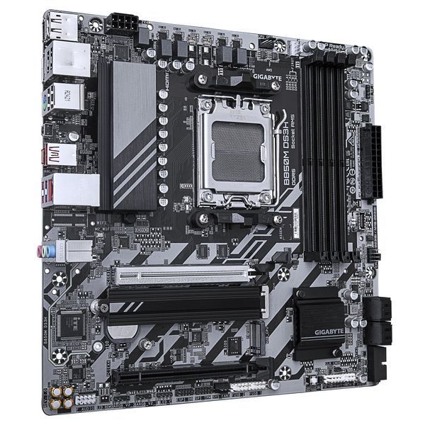 Материнська плата GIGABYTE B850M DS3H sAM5 B850 4xDDR5 M.2 HDMI DP mATX (B850M_DS3H) - купити в Україні за низькою ціною в інтернет-магазині "Rincom"