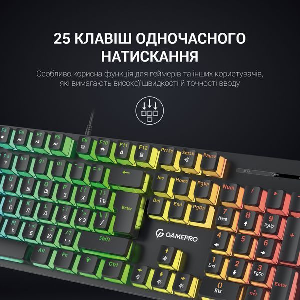 Клавіатура механічна GamePro MK85R (MK85R) - купити в Україні за низькою ціною в інтернет-магазині "Rincom"