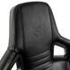 Ігрове крісло Noblechairs EPIC натуральна шкіра, чорний (NBL-RL-BLA-001)