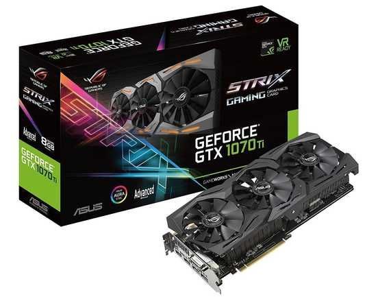 Відеокарта Asus GeForce GTX 1070 Ti ROG Strix 8GB GDDR5 (ROG-STRIX
