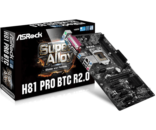 Материнська плата AsRock H81 Pro BTC (S1150, INTEL H81, ATX) (H81 Pro BTC) - купити в Україні за низькою ціною в інтернет-магазині "Rincom"