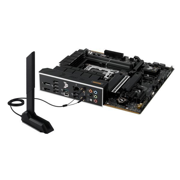 Материнcька плата ASUS TUF GAMING B760M-PLUS WIFI II s1700 B760 4xDDR5 M.2 HDMI DP Wi-Fi BT mATX (90MB1HE0-M0EAY0) - купити в Україні за низькою ціною в інтернет-магазині "Rincom"
