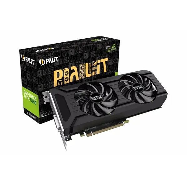Відеокарта Palit GeForce GTX 1060 Dual 6GB GDDR5 (NE51060015J9-1061D) - купити в Україні за низькою ціною в інтернет-магазині "Rincom"