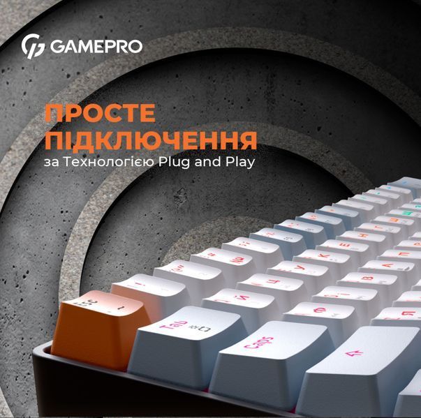 Дротова механічна клавіатура GamePro MK130R (Red) з Hot-Swap RGB Black (MK130R) - купити в Україні за низькою ціною в інтернет-магазині "Rincom"