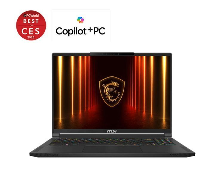 Ноутбук MSI Stealth A16 AI+ A3XWJG-084XUA 16" QHD+ 240Hz OLED, Ryzen AI 9 HX 370_12C_24T, 32GB, F1TB, NVD5090-24, DOS, чорний (9S7-15FL35-084) - купити в Україні за низькою ціною в інтернет-магазині "Rincom"