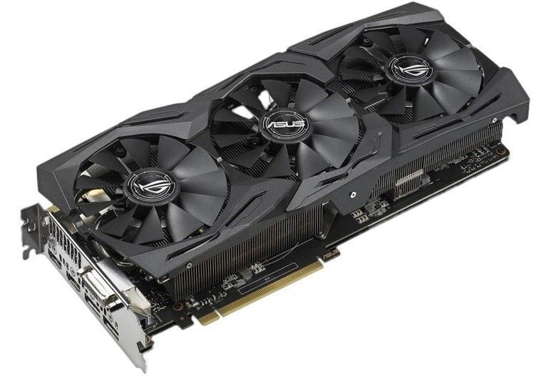 Відеокарта Asus GeForce GTX 1070 Ti ROG Strix 8GB GDDR5 (ROG-STRIX-GTX1070TI-A8G-GAMING) - купити в Україні за низькою ціною в інтернет-магазині "Rincom"