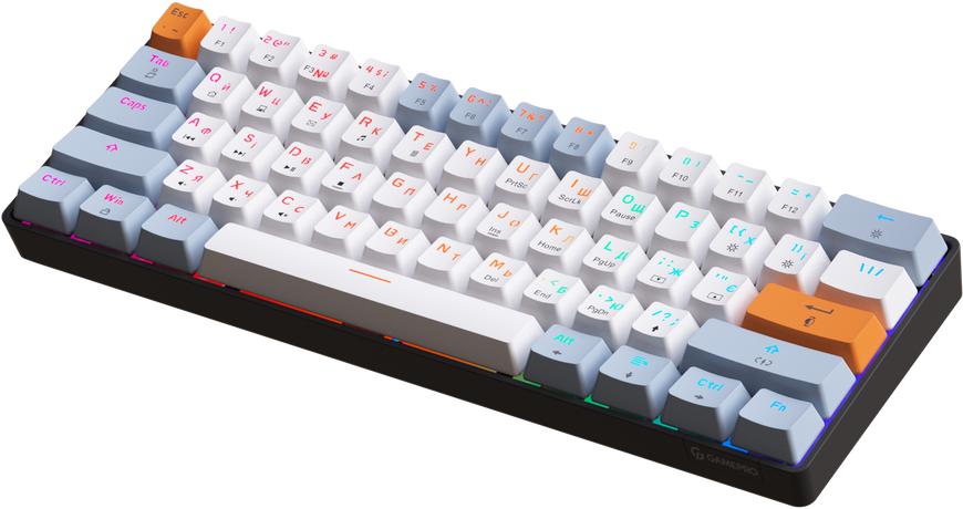 Дротова механічна клавіатура GamePro MK130R (Red) з Hot-Swap RGB Black (MK130R) - купити в Україні за низькою ціною в інтернет-магазині "Rincom"
