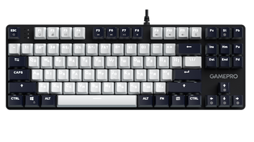 Дротова механічна клавіатура GamePro Genesis Metallic (MK110B) 87% Red switches (MK110B) - купити в Україні за низькою ціною в інтернет-магазині "Rincom"