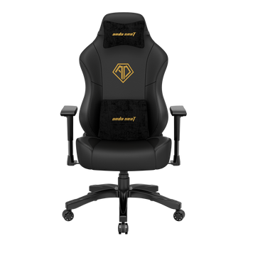 Крісло ігрове Anda Seat Phantom 3 Black/Gold Size L (AD18Y-06-B-PV/C)