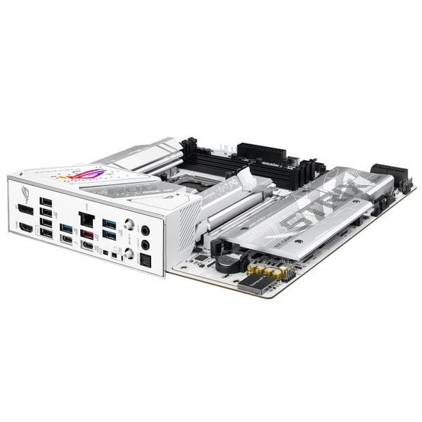 Материнcька плата ASUS ROG STRIX B860-G GAMING WIFI s1851 B860 4xDDR5 M.2 DP HDMI USB Type-C Wi-Fi BT mATX білий (90MB1JF0-M0EAY0) - купити в Україні за низькою ціною в інтернет-магазині "Rincom"