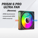Вентилятор Zezzio Prism 6 Pro ARGB Ultra Fan ( Black Reverse) (Zezzio Prism 6 Pro ARGB Ultra Fan Black Reverse) - фото 4 з 5
