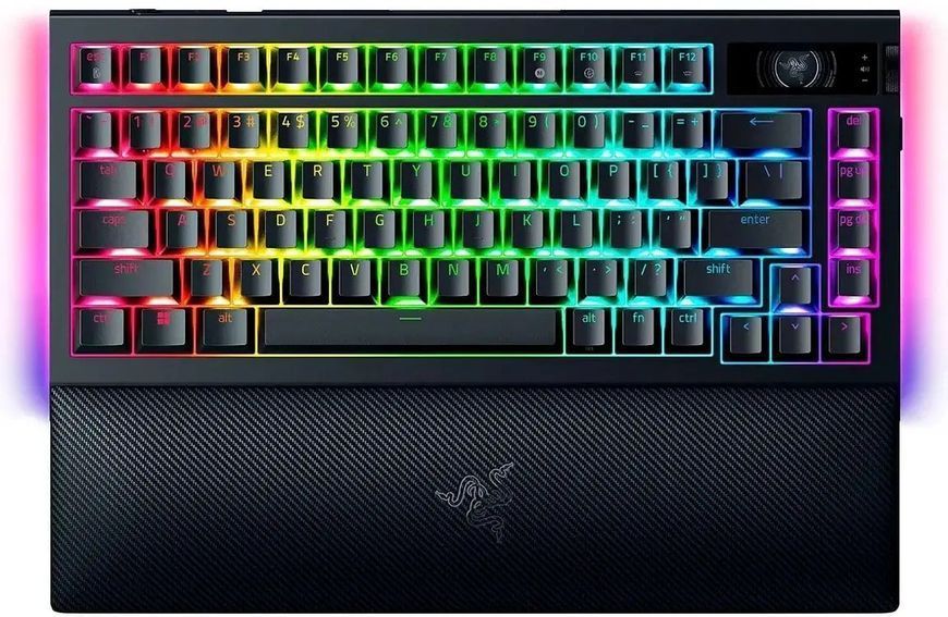 Клавіатура механічна Razer BlackWidow V4 Pro 75%, 81key, Mechanical Switches Gen-3, USB-A/WL/BT, EN, RGB, чорний (RZ03-05130100-R3M1) - купити в Україні за низькою ціною в інтернет-магазині "Rincom"