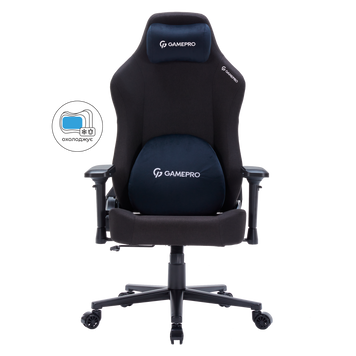 Крісло ігрове GamePro FGC750B Fabric Black (FGC750B)