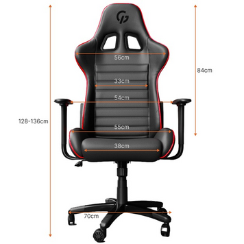 Крісло GamePro Rush (GC-575-Black-Red) (GC-575-Black-Red)