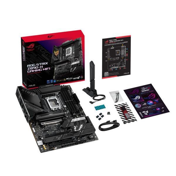 Материнcька плата ASUS ROG STRIX Z890-H GAMING WIFI s1851 Z890 4xDDR5 M.2 HDMI DP Wi-Fi BT ATX (90MB1K20-M0EAY0) - купити в Україні за низькою ціною в інтернет-магазині "Rincom"