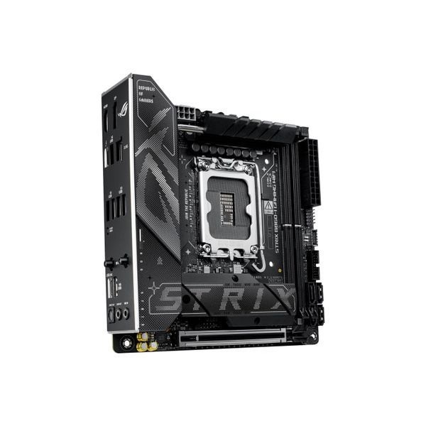 Материнcька плата ASUS ROG STRIX B860-I GAMING WIFI s1851 B860 2xDDR5 M.2 DP HDMI USB Type-C Wi-Fi BT mITX (90MB1JB0-M0EAY0) - купити в Україні за низькою ціною в інтернет-магазині "Rincom"