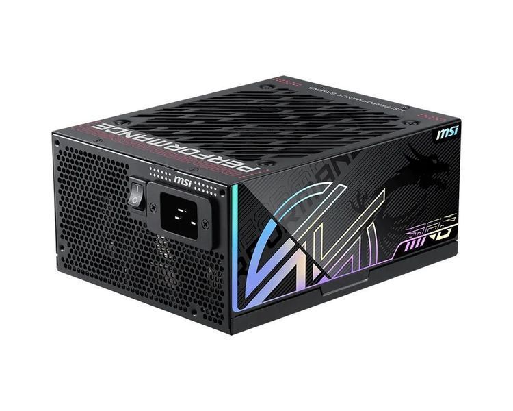 Блок живлення ATX 1300W MPG AI1300TS PCIE5 MSI (MPG AI1300TS PCIE5) - купити в Україні за низькою ціною в інтернет-магазині "Rincom"