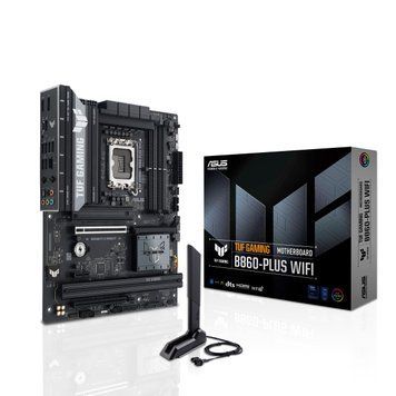 Материнcька плата ASUS TUF GAMING B860-PLUS WIFI s1851 B860 2xDDR5 M.2 DP HDMI USB Type-C Wi-Fi BT ATX (90MB1JL0-M0EAY0) - купити в Україні за низькою ціною в інтернет-магазині "Rincom"