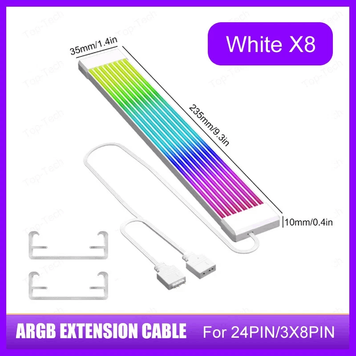 Кабель підсвічування ARGB Sync Flexible LED Strip Light For 8/24PIN White (ID72181652040368927) - купити в Україні за низькою ціною в інтернет-магазині "Rincom"