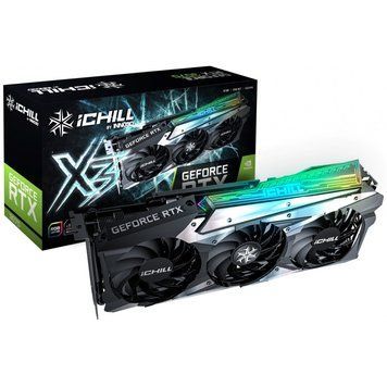 Відеокарта Inno3D RTX 3070 iCHILL X3 8GB GDDR6 (M30703-08D6-1710VA38) - купити в Україні за низькою ціною в інтернет-магазині "Rincom"