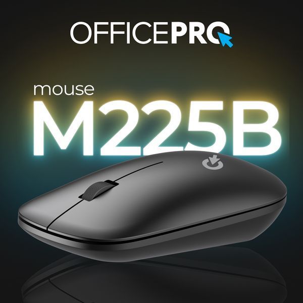 Миша OfficePro M225B Silent Click Wireless Black (M225B) - купити в Україні за низькою ціною в інтернет-магазині "Rincom"