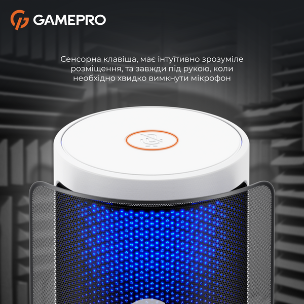 Конденсаторний USB мікрофон GamePro (UGM105W) (UGM105W) - купити в Україні за низькою ціною в інтернет-магазині "Rincom"