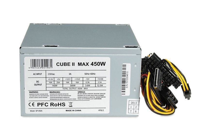Блок живлення iBOX cube 2 450w (ID72181652040368836) - купити в Україні за низькою ціною в інтернет-магазині "Rincom"