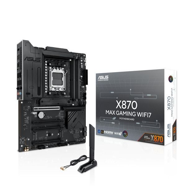 Материнcька плата ASUS X870 MAX GAMING WIFI7 sAM5 X870 4xDDR5 M.2 HDMI USB Type-C WiFi BT ATX (90MB1LY0-M0EAY0) - купити в Україні за низькою ціною в інтернет-магазині "Rincom"