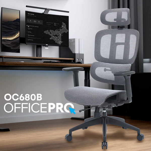 Крісло офісне OfficePro Skyline OC680-B-G-G (OC680-B-G-G)