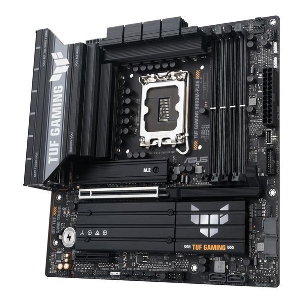 Материнcька плата ASUS TUF GAMING B860M-PLUS s1851 B860 4xDDR5 M.2 DP HDMI USB Type-C mATX (90MB1JW0-M0EAY0) - купити в Україні за низькою ціною в інтернет-магазині "Rincom"