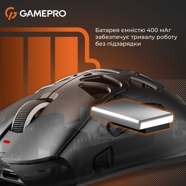 Бездротова ігрова миша GamePro Genesis Spider (GM870B) (GM870B) - купити в Україні за низькою ціною в інтернет-магазині "Rincom"